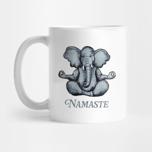 Namaste Elephant Yoga Mug